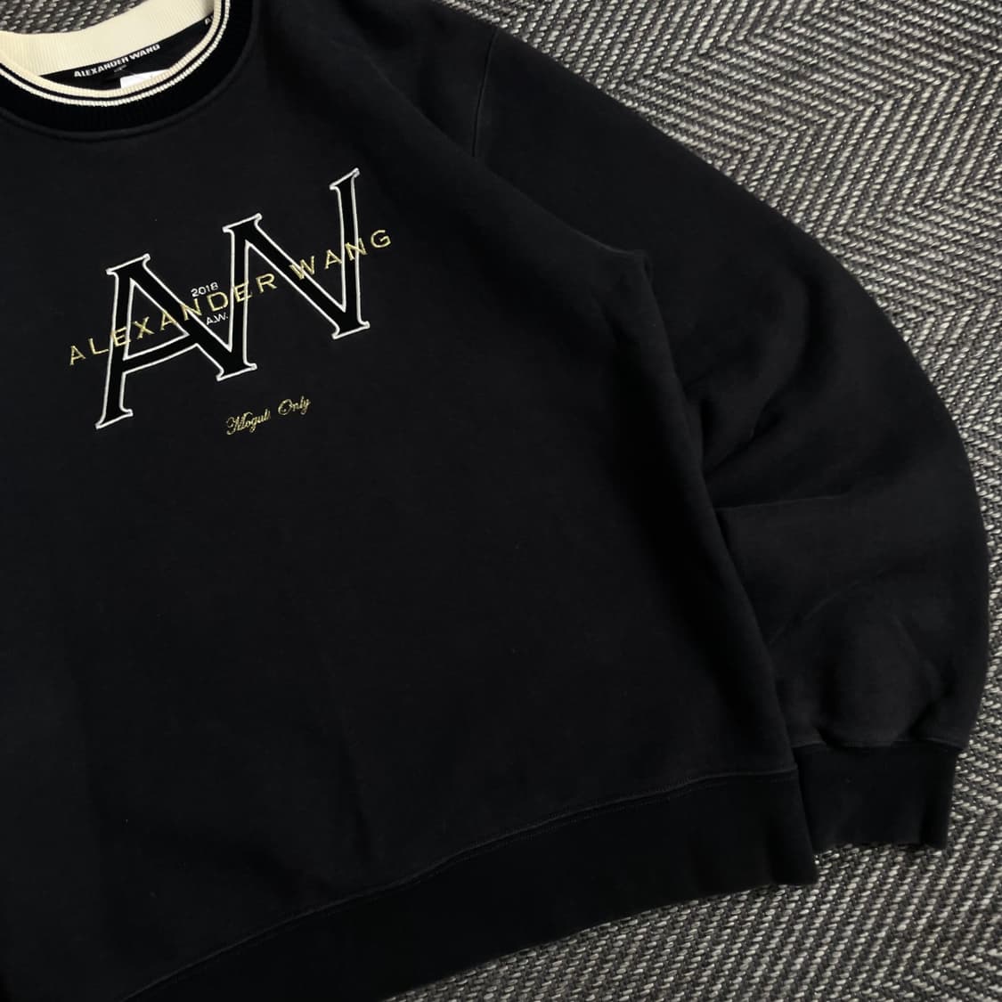 알렉산더 왕 빅로고 크루넥 스웻 셔츠o 3474 상품이미지2