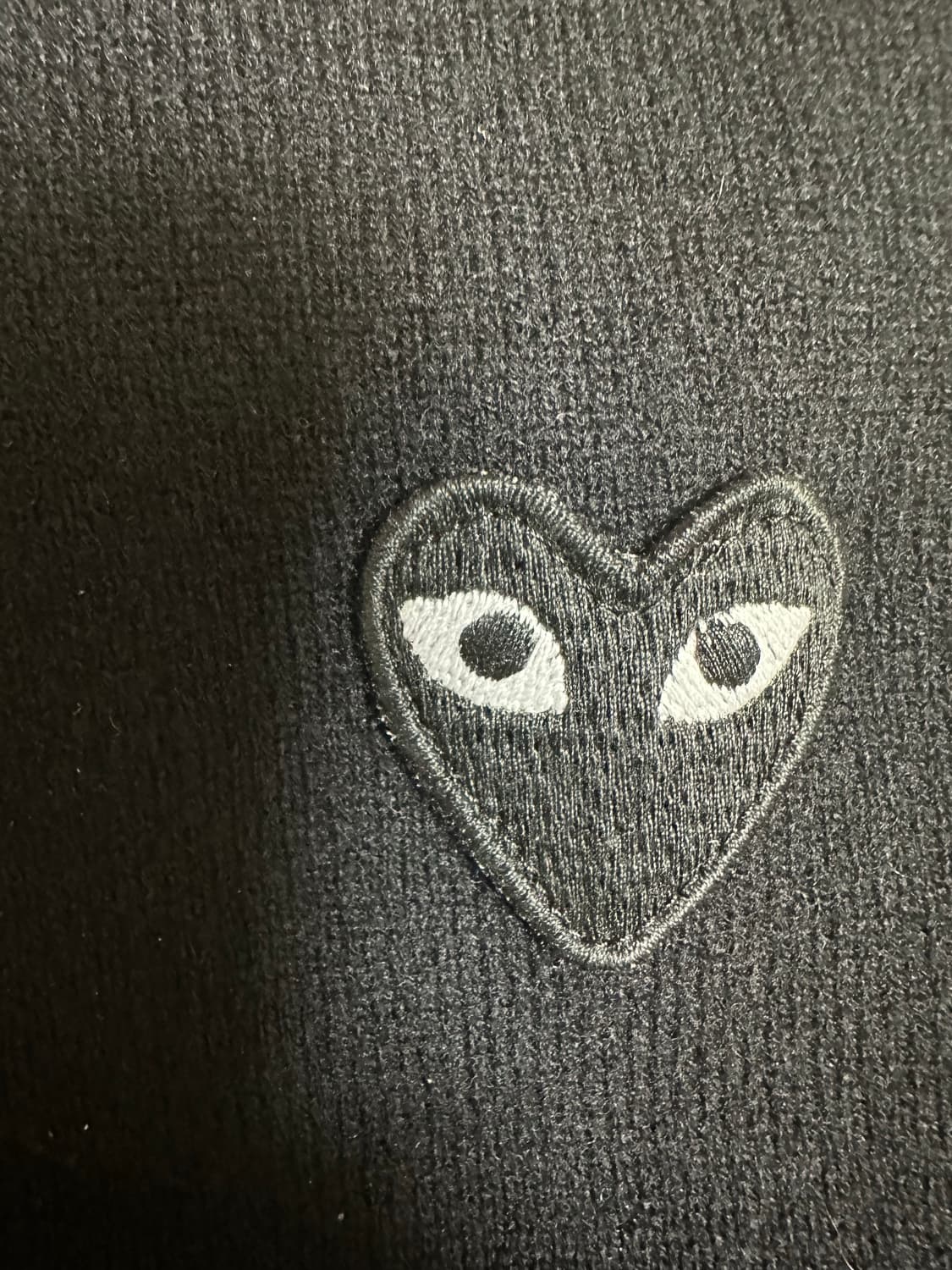 꼼데가르송 플레이 블랙와팬 울가디건 정품 상품이미지5