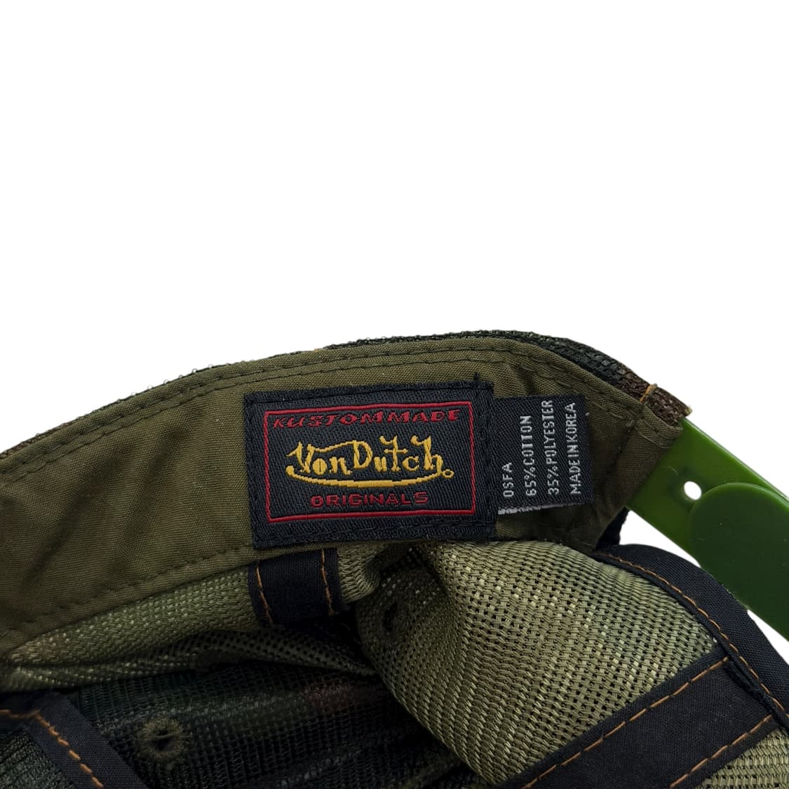 본더치 빈티지 밀리터리 카모플라쥬 카모 녹계 메쉬캡 트러커캡 볼캡 모자 상품이미지5