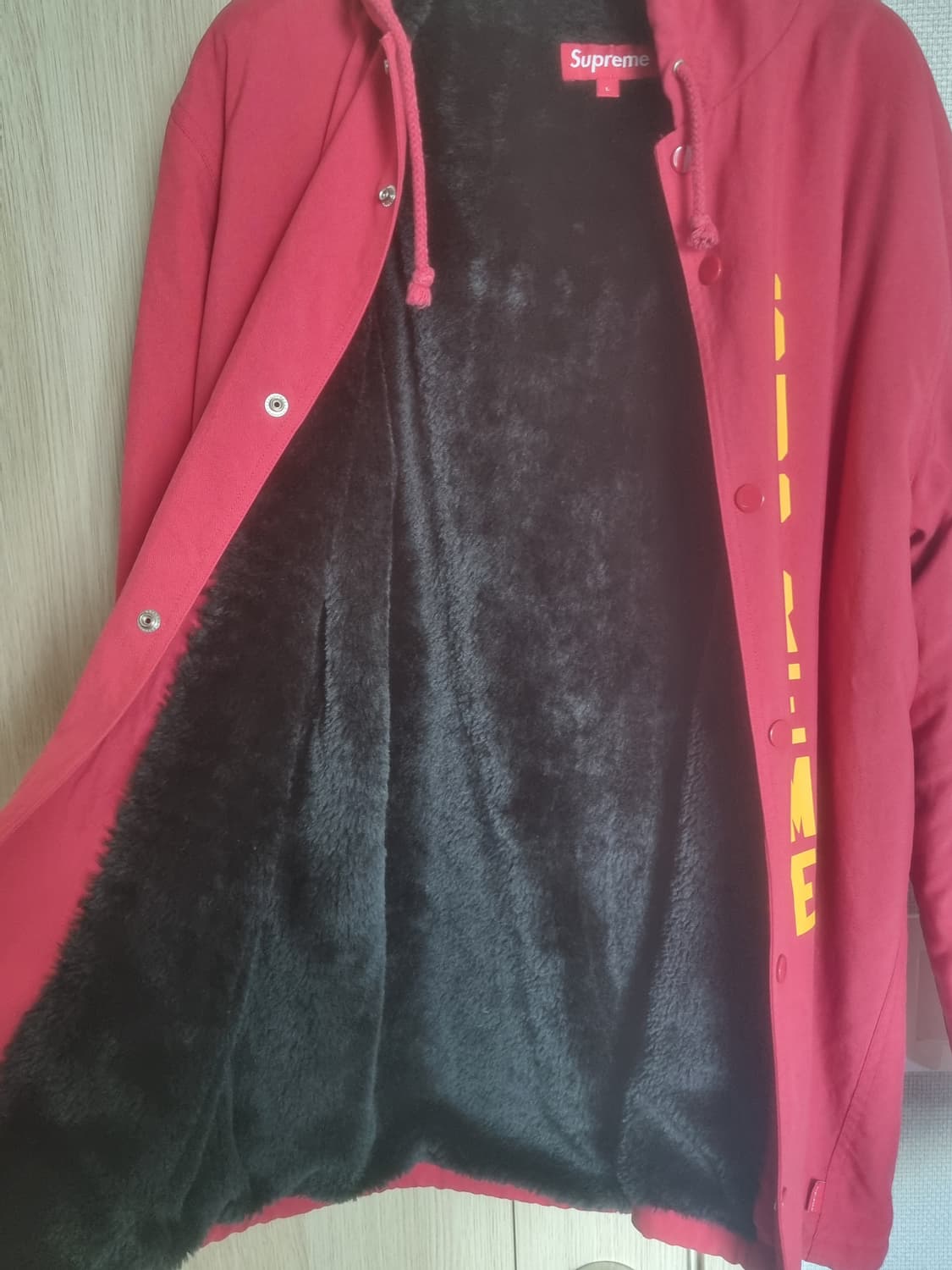 슈프림x쓰레셔 후드 코치 자켓(L) 상품이미지3