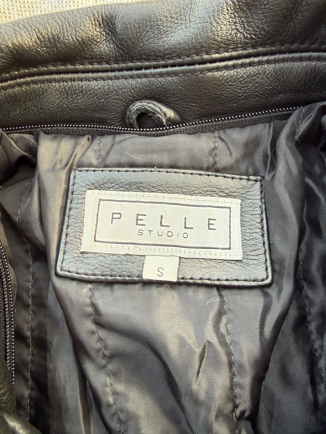 Pelle Studio 소가죽 블랙 레더 자켓  상품이미지2