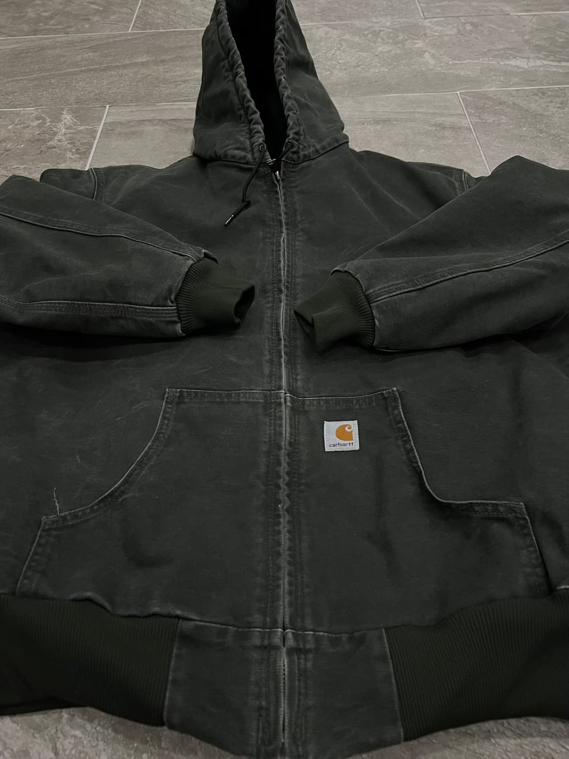 (XL)칼하트 덕 액티브 우먼스 후드자켓 WJ130 MOS 모스그린 상품이미지6