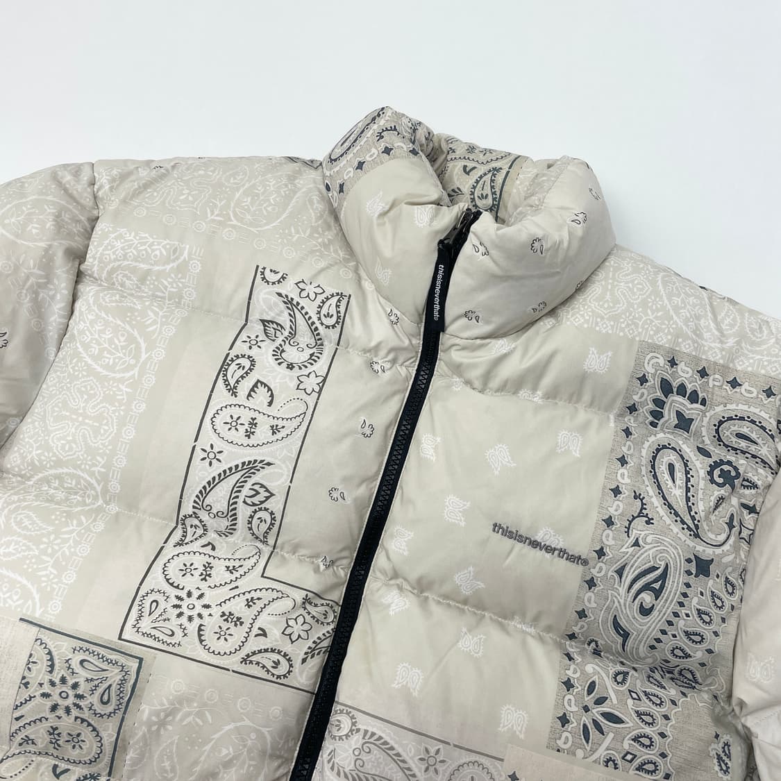 [중고] 디스이즈네버댓 페이즐리 덕다운 패딩 점퍼 XL 상품이미지3