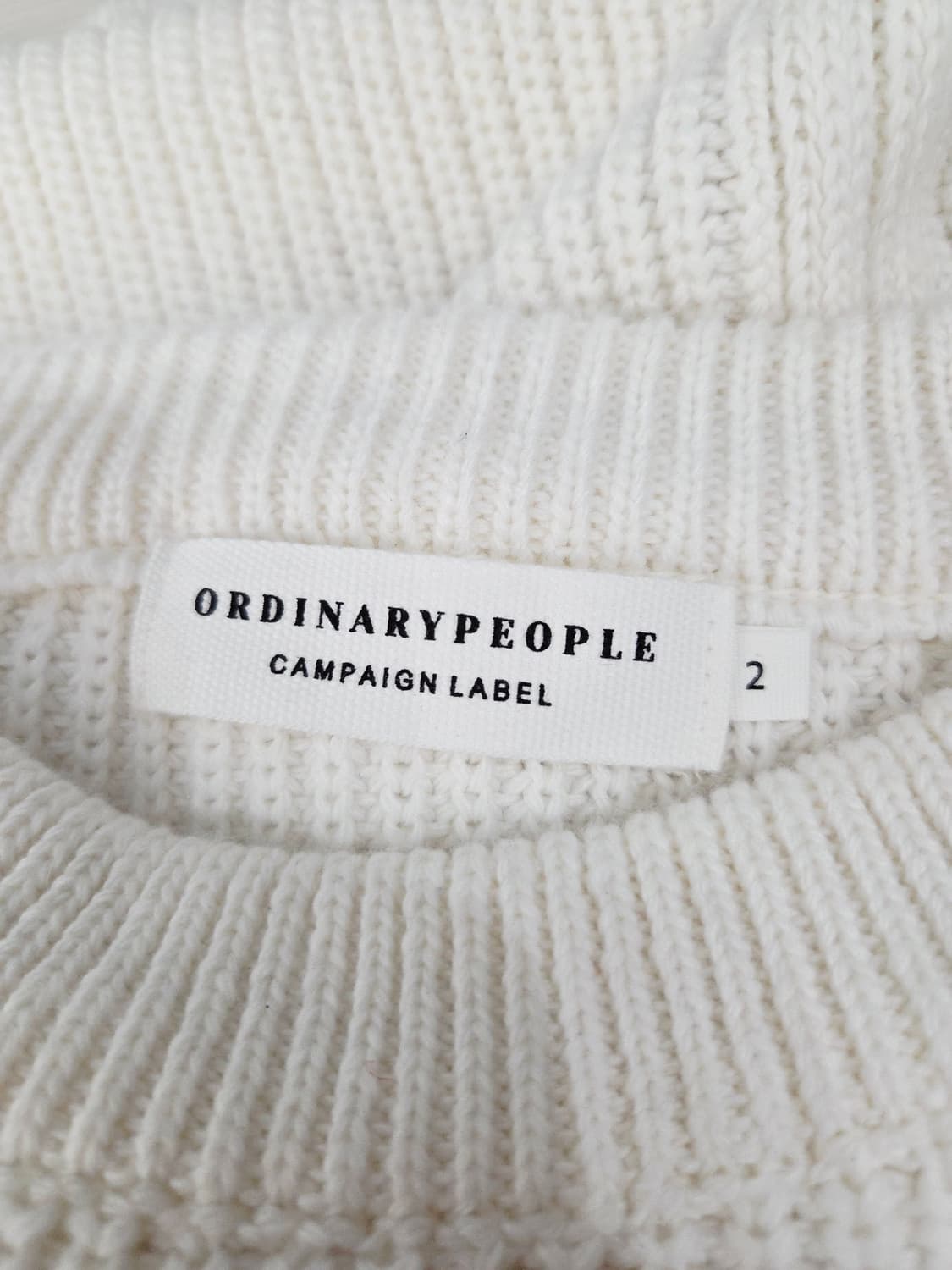 ORDINARY PEOPLE 오디너리피플 캐시미어 혼방 절개 니트 상품이미지7