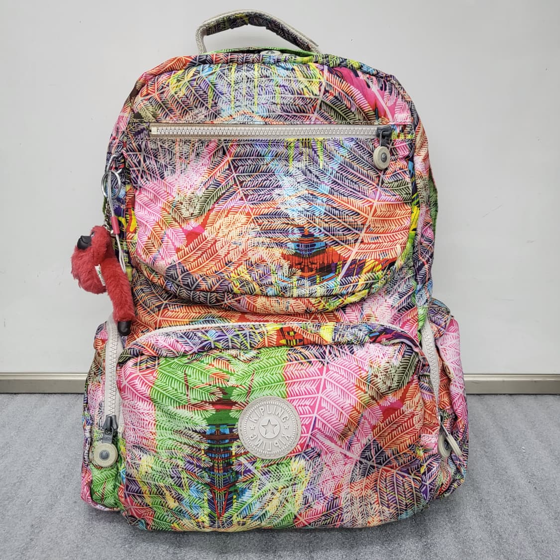 화려한 키플링 백팩 40x27x13cm 상품이미지1