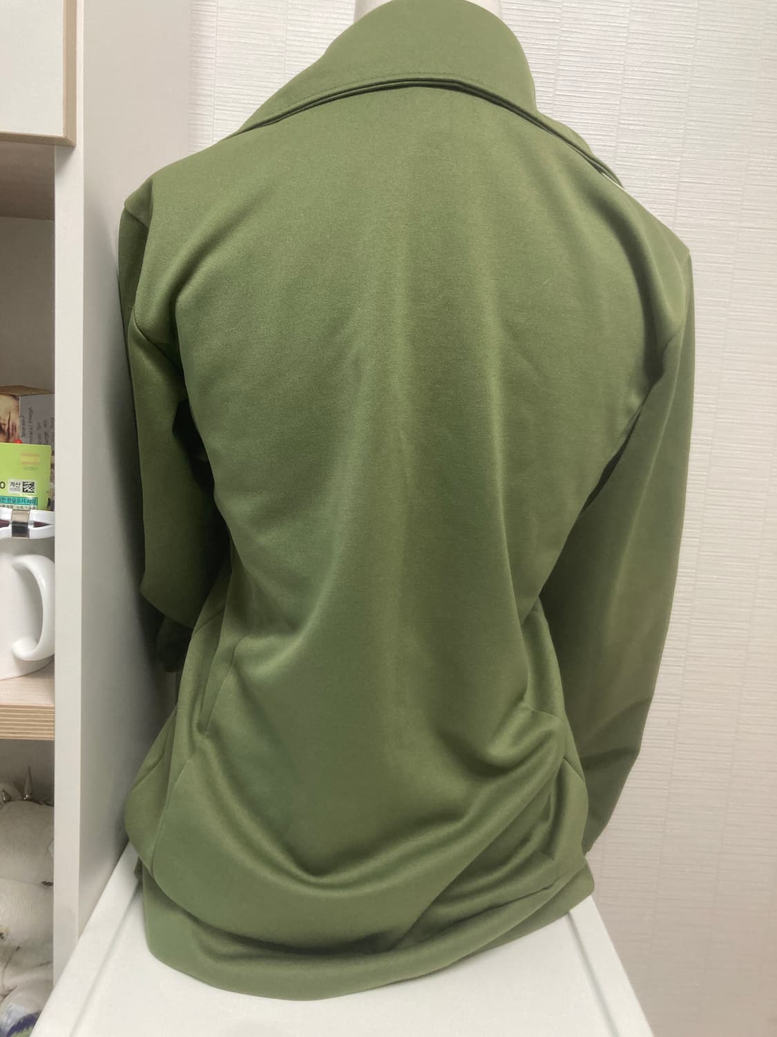 대대장 아디다스 카키 말차 져지 상품이미지3