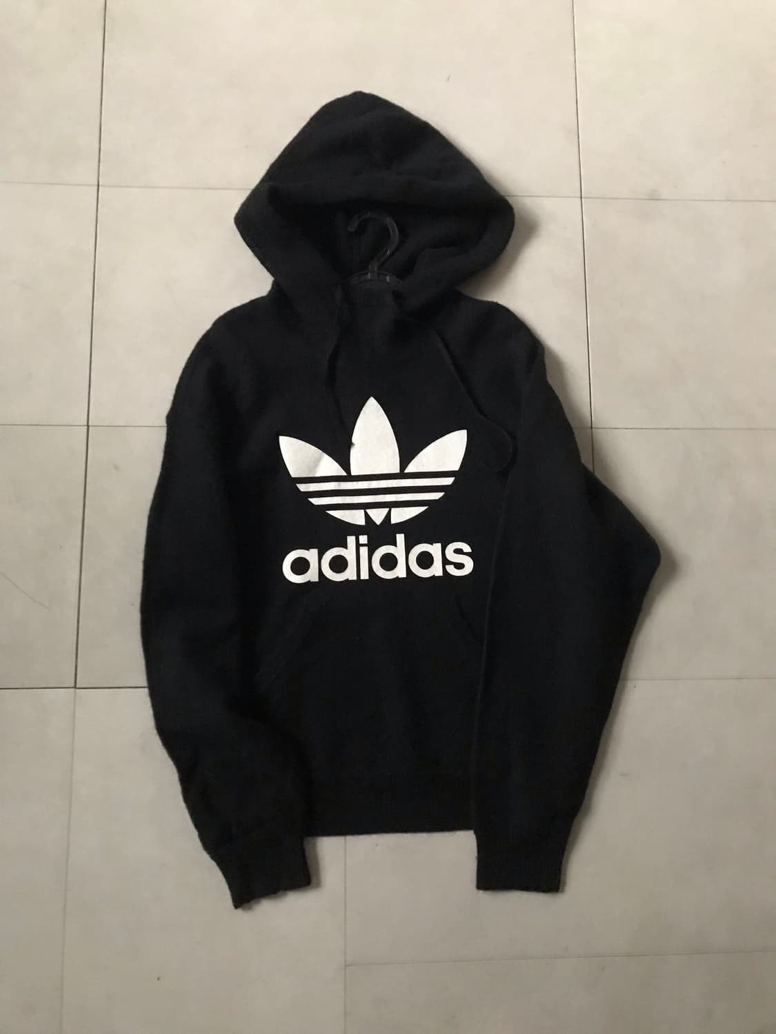 아디다스 블랙 니트 후드티 상품이미지8