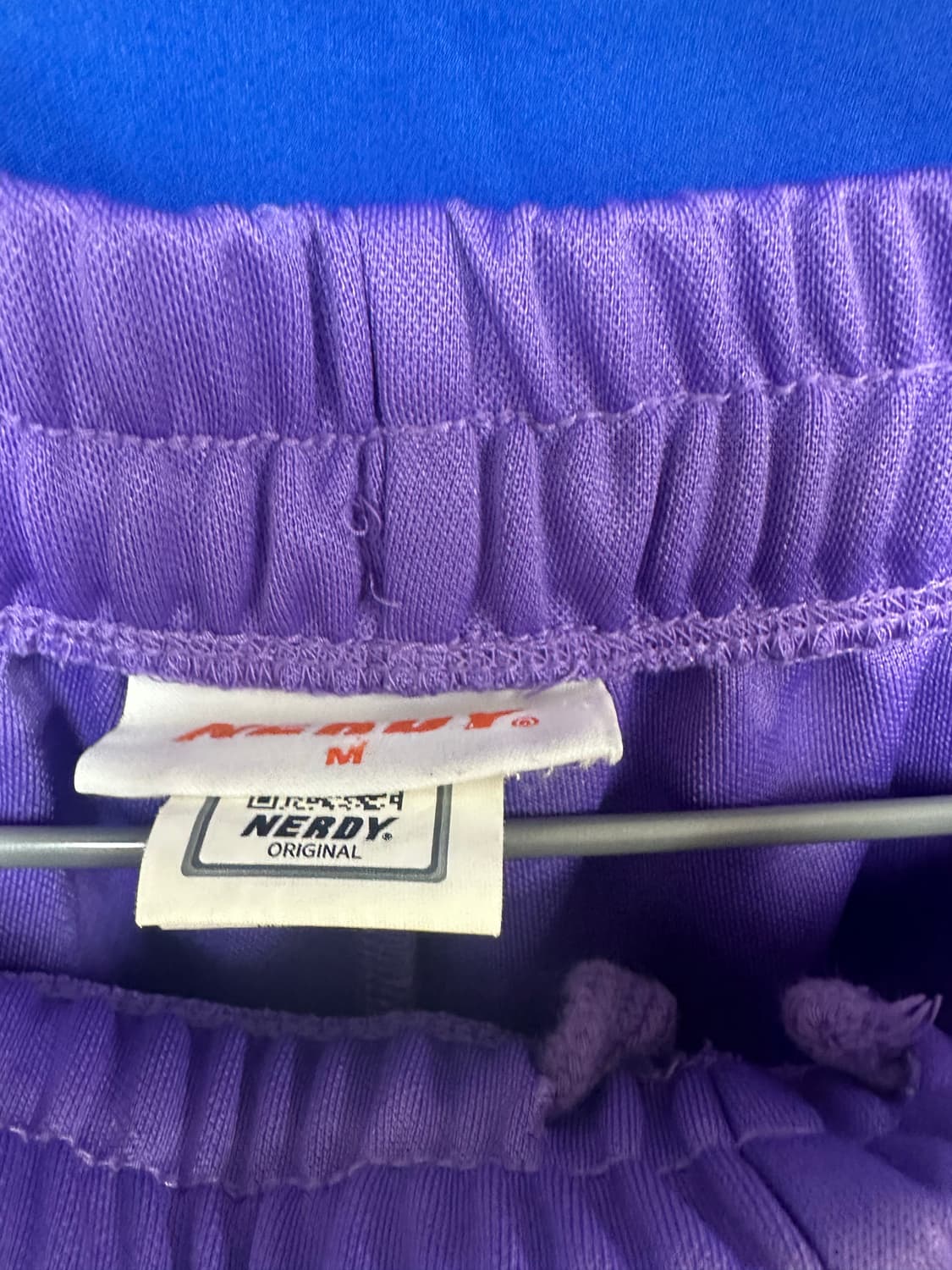 s급 널디 퍼플 옐로우 와이드 트레이닝팬츠 M95 상품이미지5