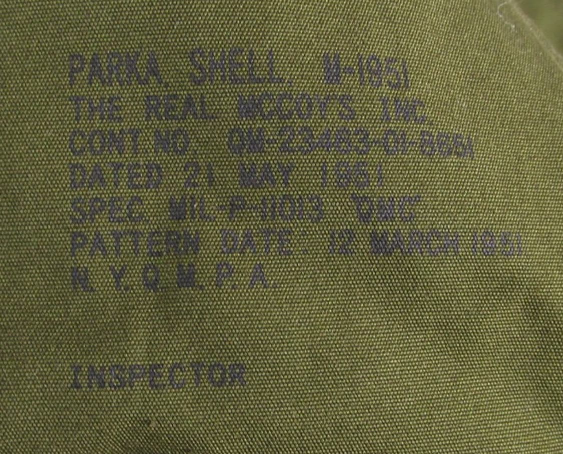 리얼맥코이 M1951 피쉬테일 XS사이즈 상품이미지7