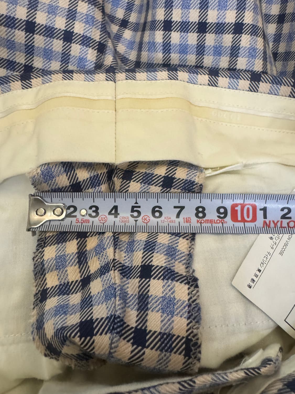 GUCCI by Alessandro Check Flare Pants 상품이미지6