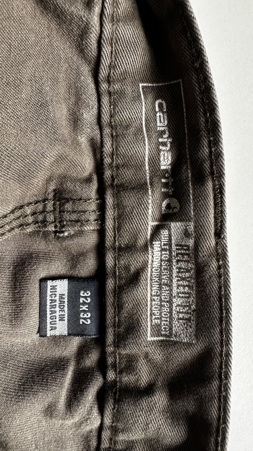 카르하트 릴렉스핏 워크 팬츠 32x32 상품이미지3