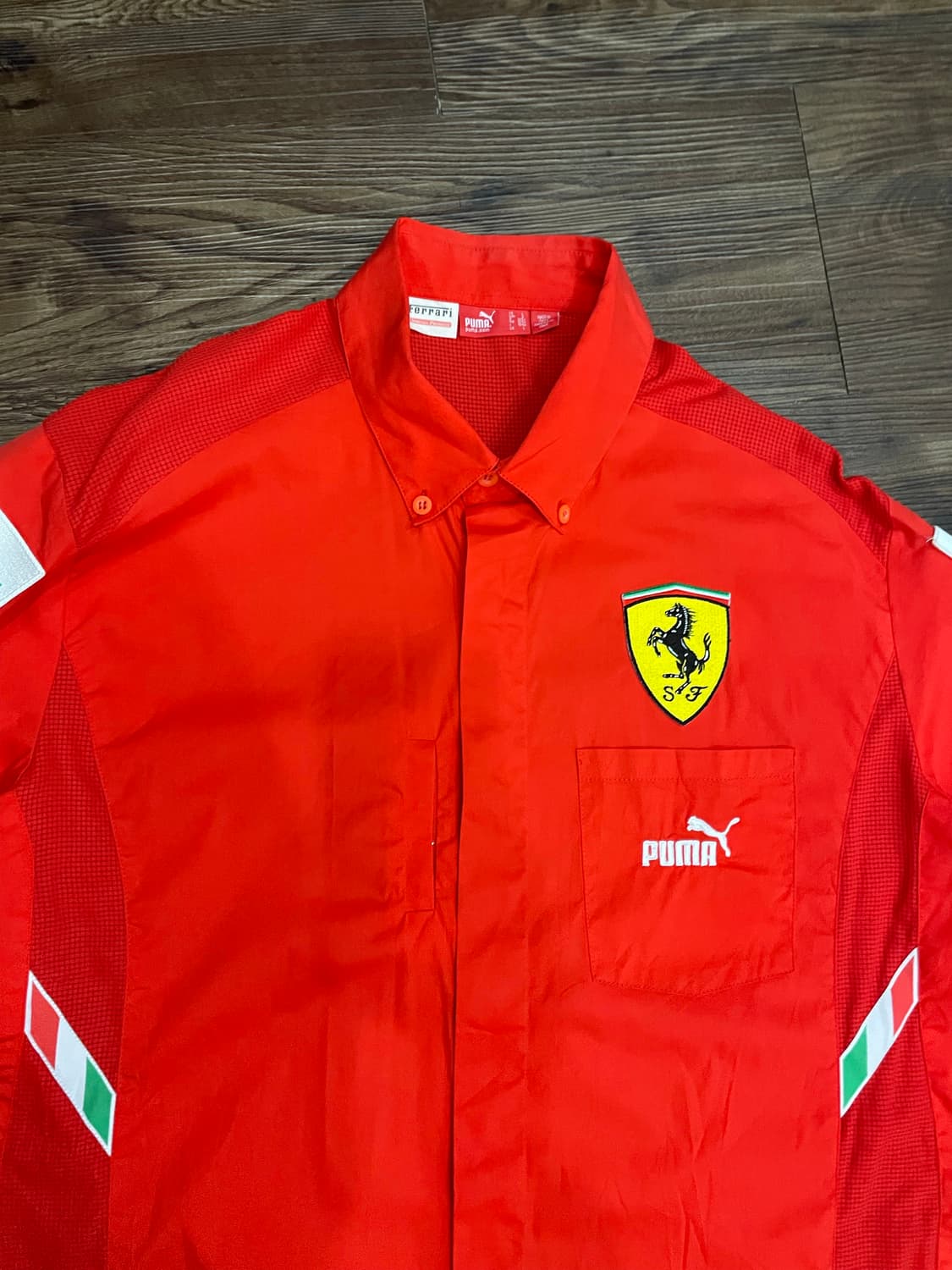 푸마 페라리 한정판 F1 스쿠데리아 레이싱 셔츠 상품이미지2