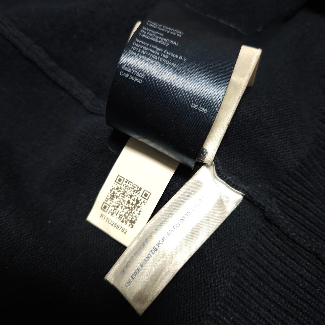 M ) 타미힐피거 네이비 니트 자켓 상품이미지6