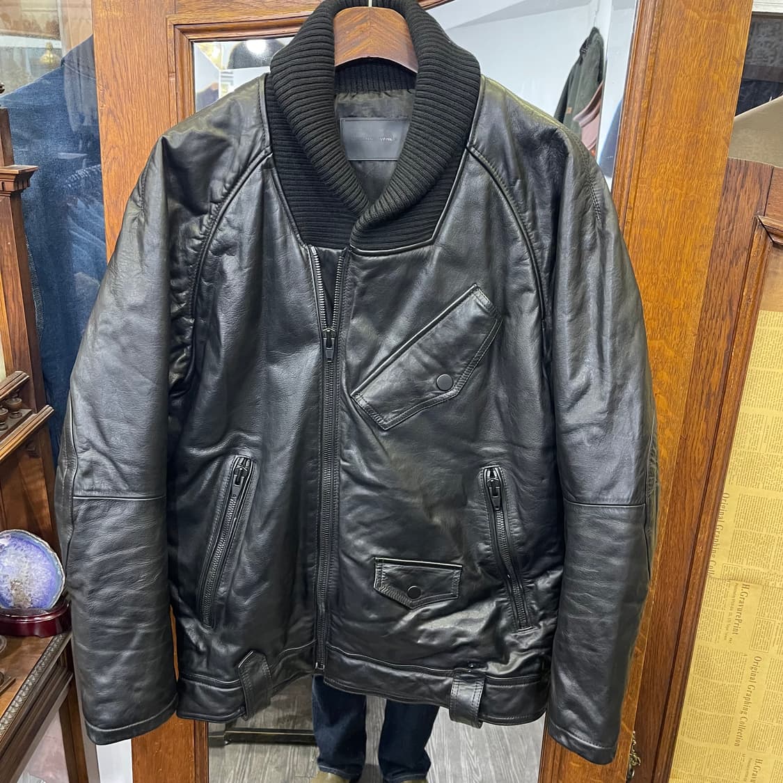 ALEXANDER WANG X HM  레더패딩 상품이미지3