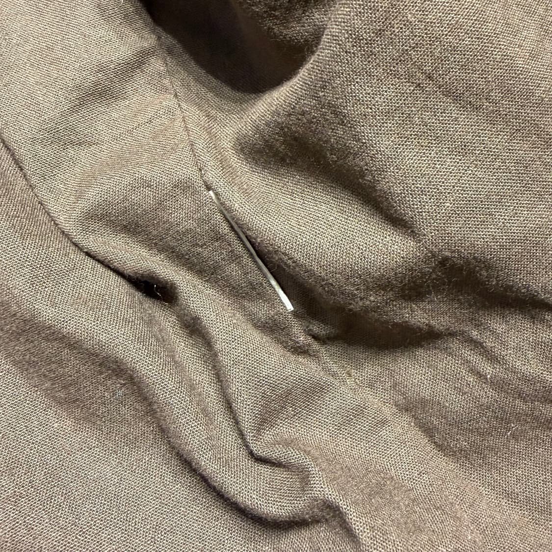 Zara 자라 램스킨 트러커 자켓 L 양가죽 브라운 상품이미지5