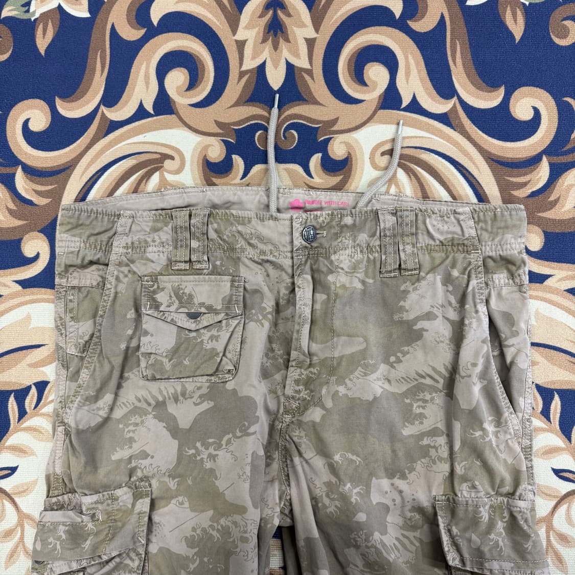 (34)디젤 Diesel 패턴 카고팬츠(베이지) 상품이미지2