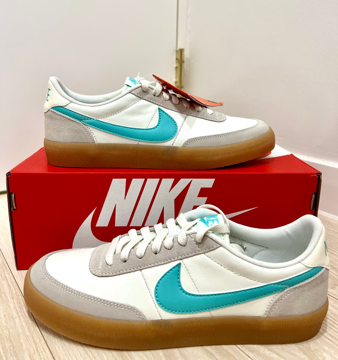 (250/US7)(새제품)나이키 운동화 스니커즈 킬샷 레더 티파니 블루 상품이미지3