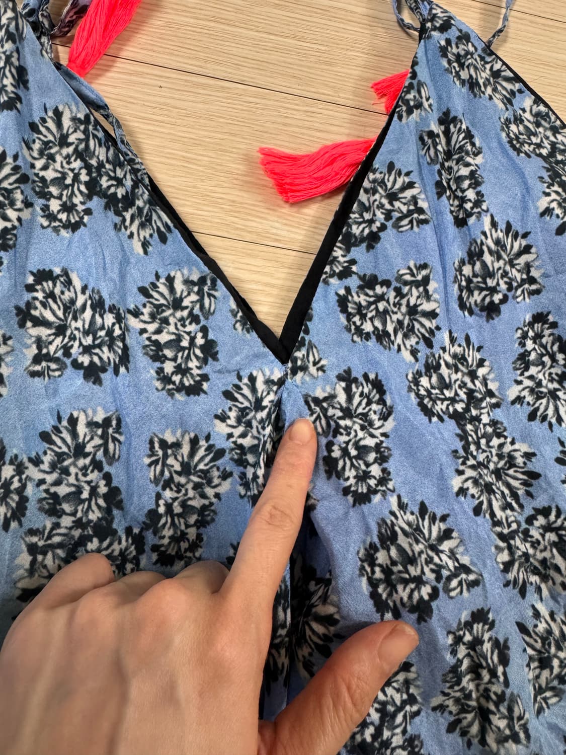 마른55 55 바스타 실크 롱 나시 민소매 블라우스 미니 원피스 산드로 상품이미지10