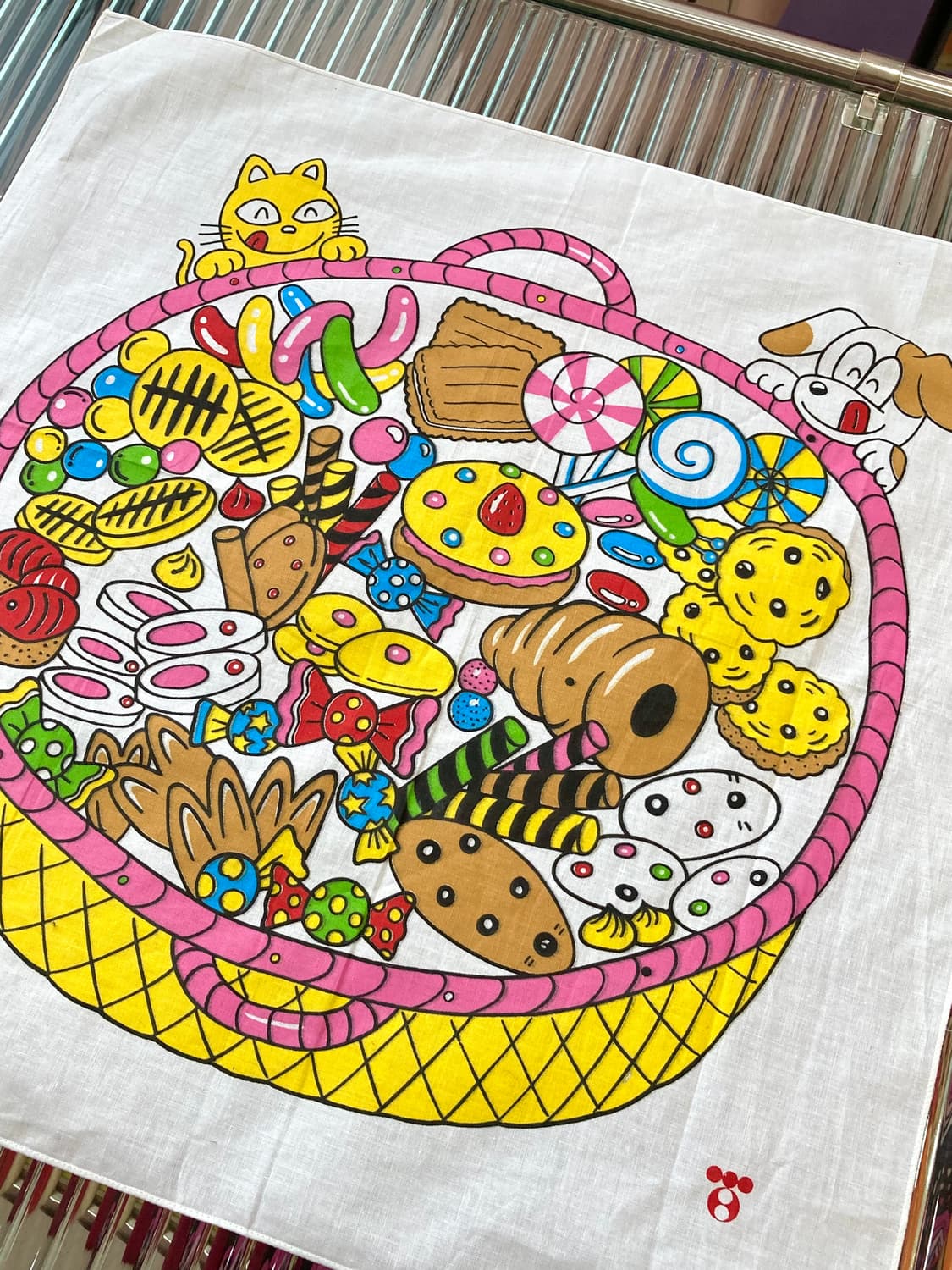 빈티지 디저트 그래픽 손수건 상품이미지2