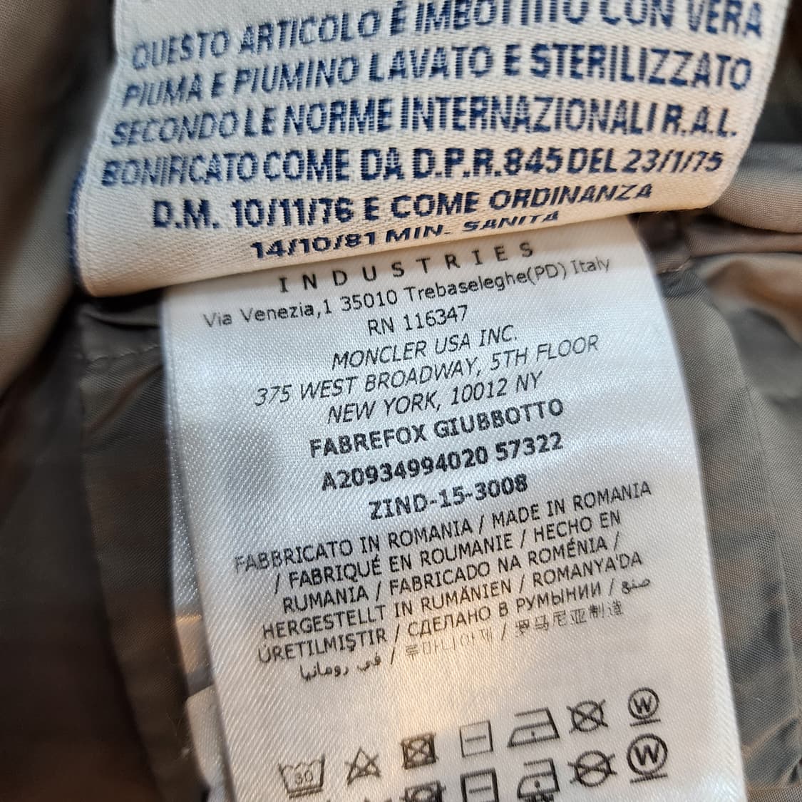 몽클레어 파브레 폭스퍼 1사이즈 상품이미지10