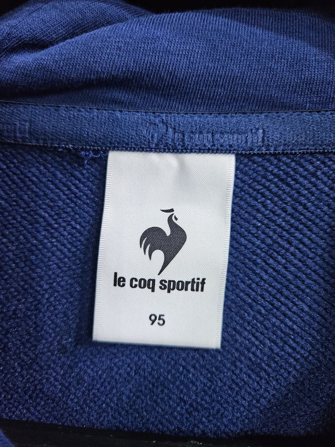 르꼬끄 블루컬러 남성 세미오버핏 95 후드티  상품이미지3