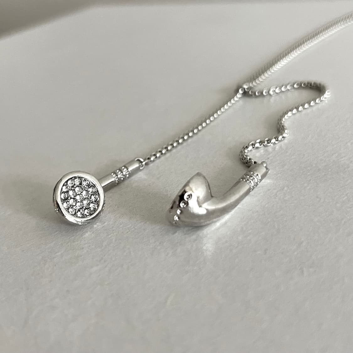 에어팟 큐빅 목걸이 상품이미지2