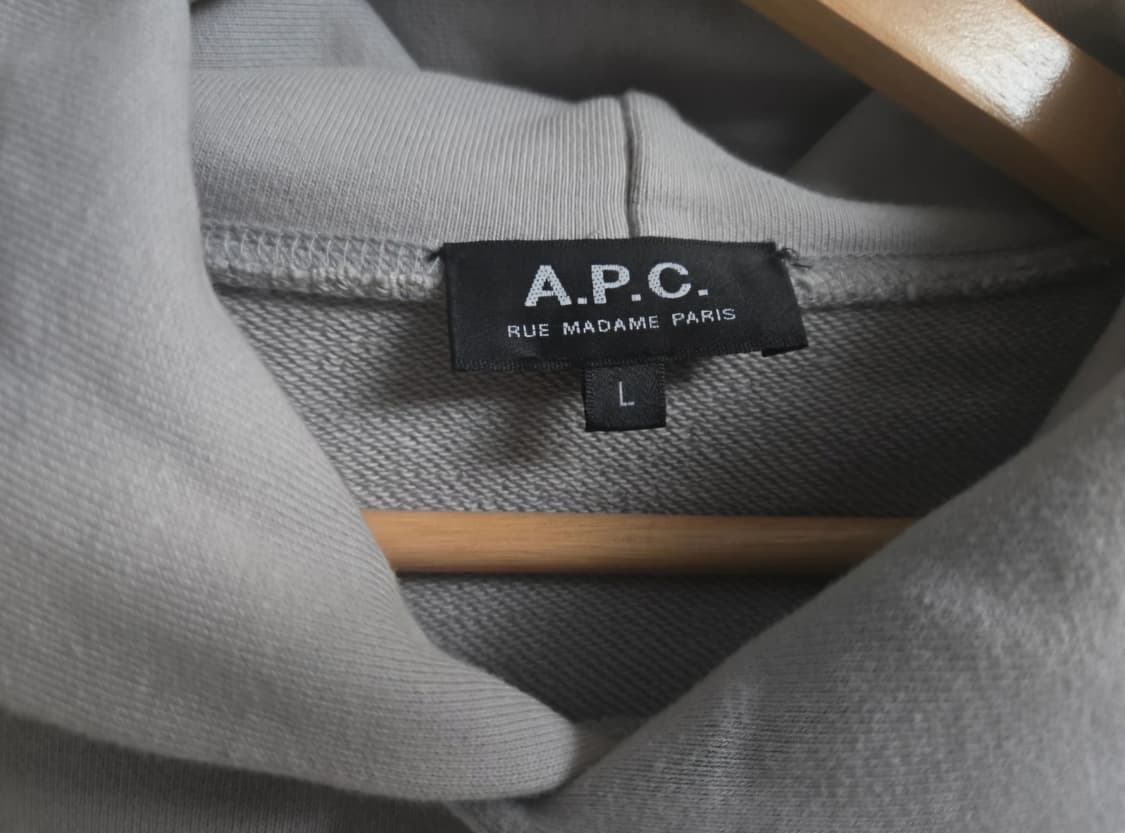 A.P.C 아페쎄 후드티 그레이 L / 상태 최상 / 기본핏 인기템 상품이미지3