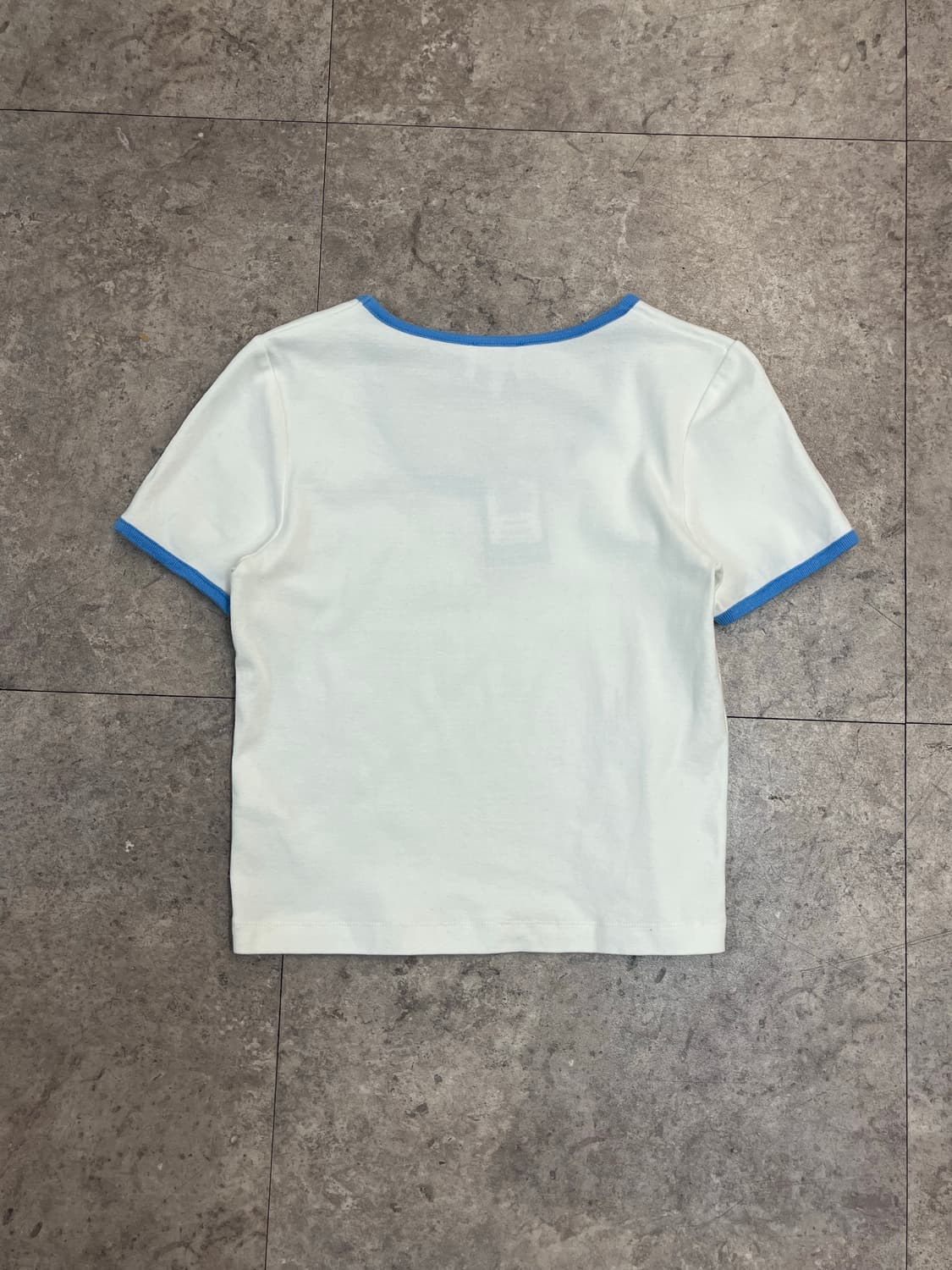 마리떼 프랑소와 저버 크롭 반팔티 화이트 M #csz3910  상품이미지7