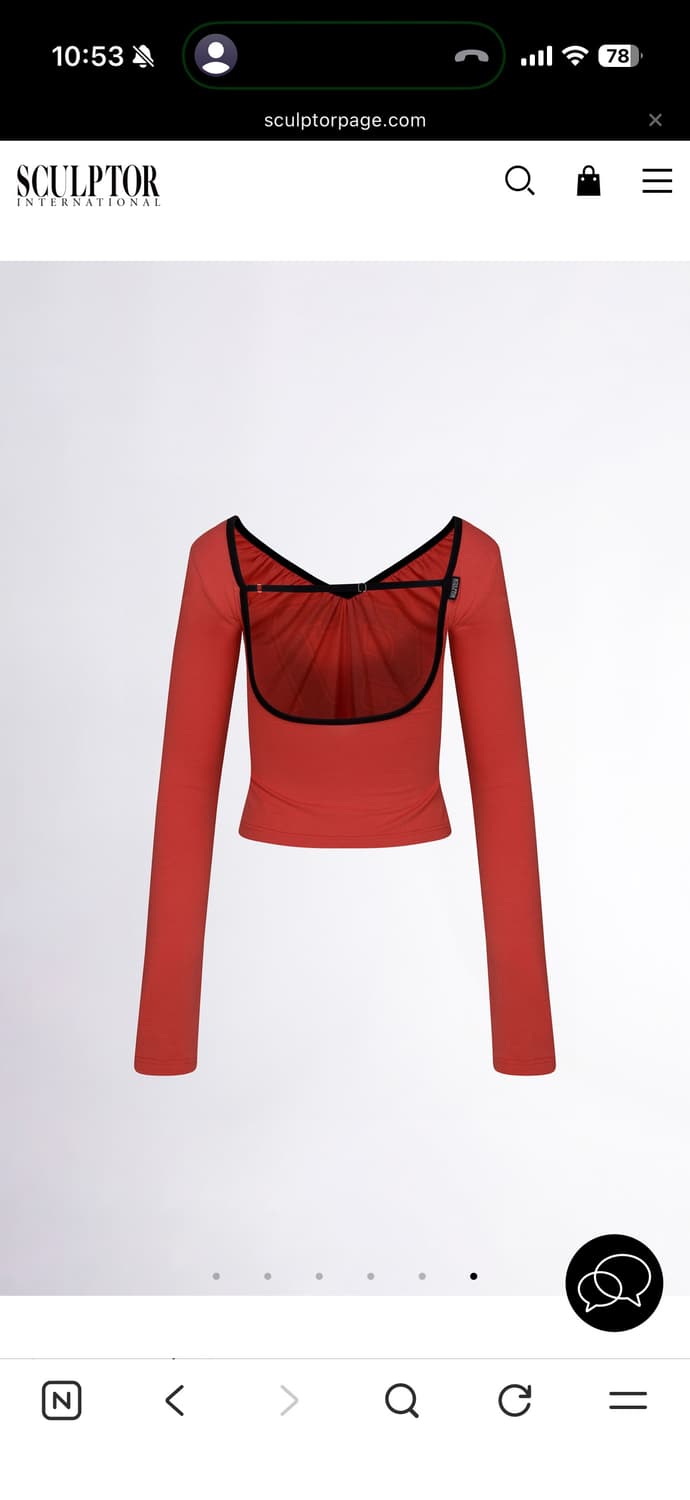 스컬프터 Scoop Back Strap Top Tomato 스쿱백스트랩 상품이미지2