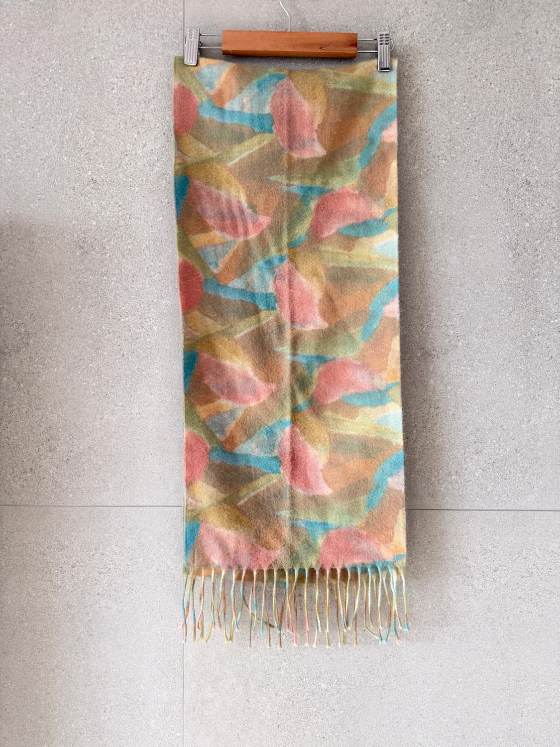 이태리제 연두색 스카프 목도리 머플러 상품이미지3