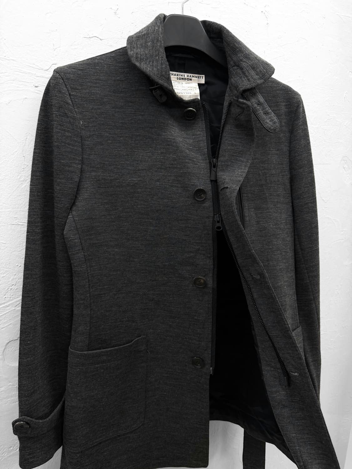 캐서린 햄넷 울 하프 코트 상품이미지4