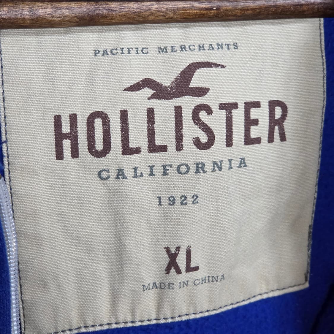 홀리스터 블루 패치 레터링 후드집업 상품이미지9