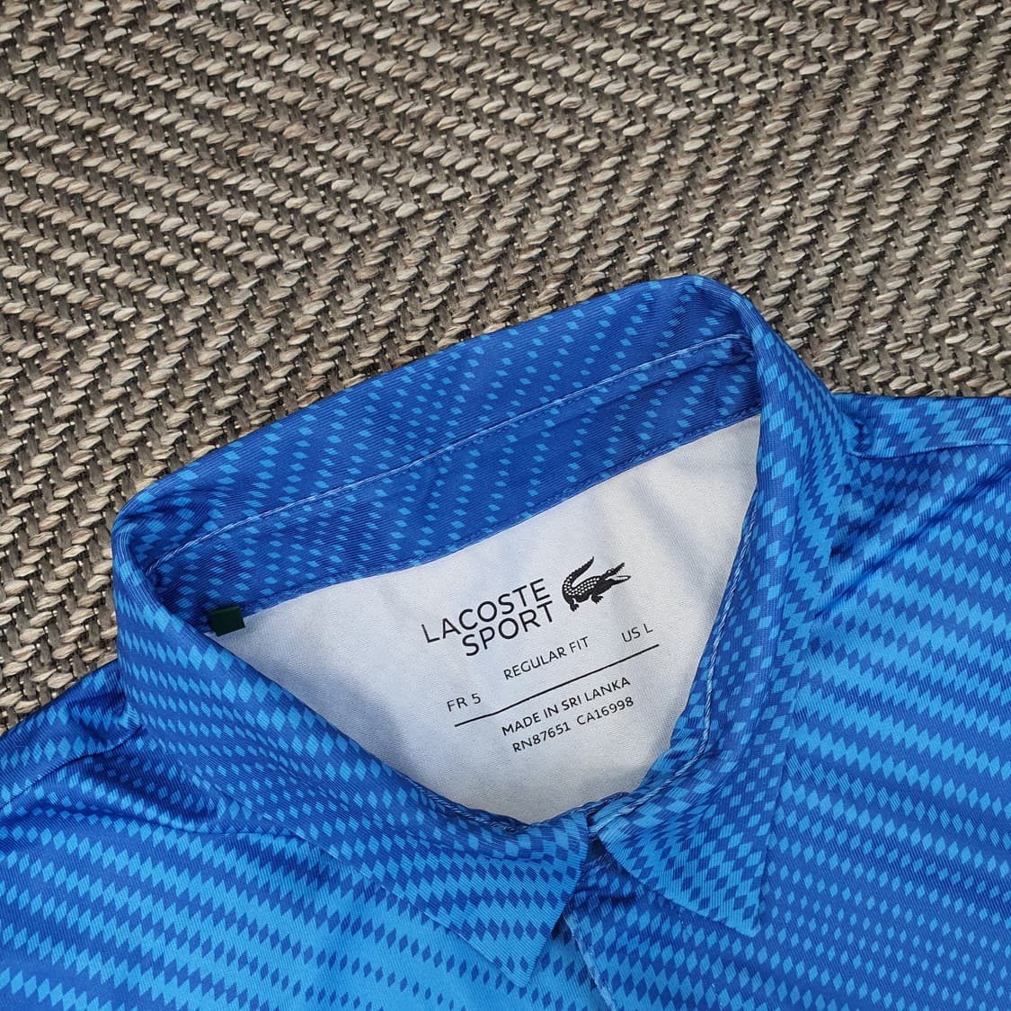 라코스테 기능성 반소매 카라티 남자105 상품이미지2