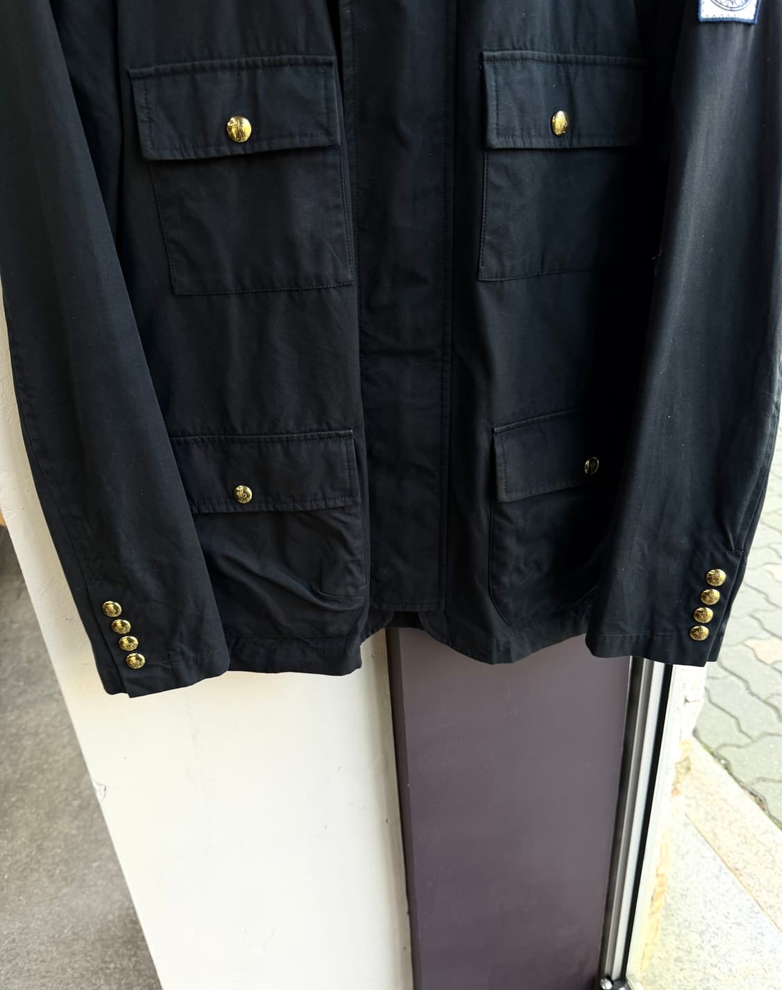 1/ 몽클레어x톰브라운 감마블루 금장버튼 자켓 상품이미지5