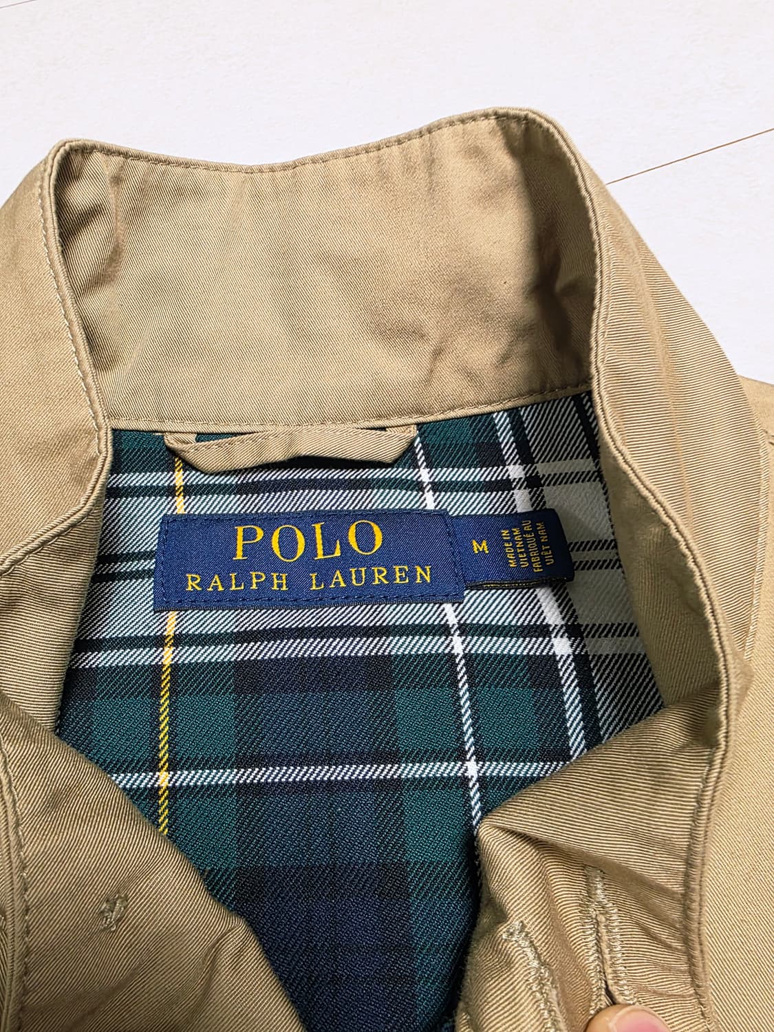 폴로 랄프로렌 남성 면 자켓 M 트윌자켓 바라쿠다 바이스윙 해링턴 상품이미지3