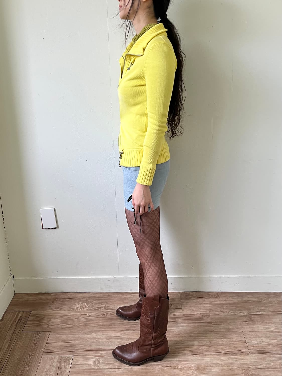 Andy 벨벳 로브 스커트 상품이미지9