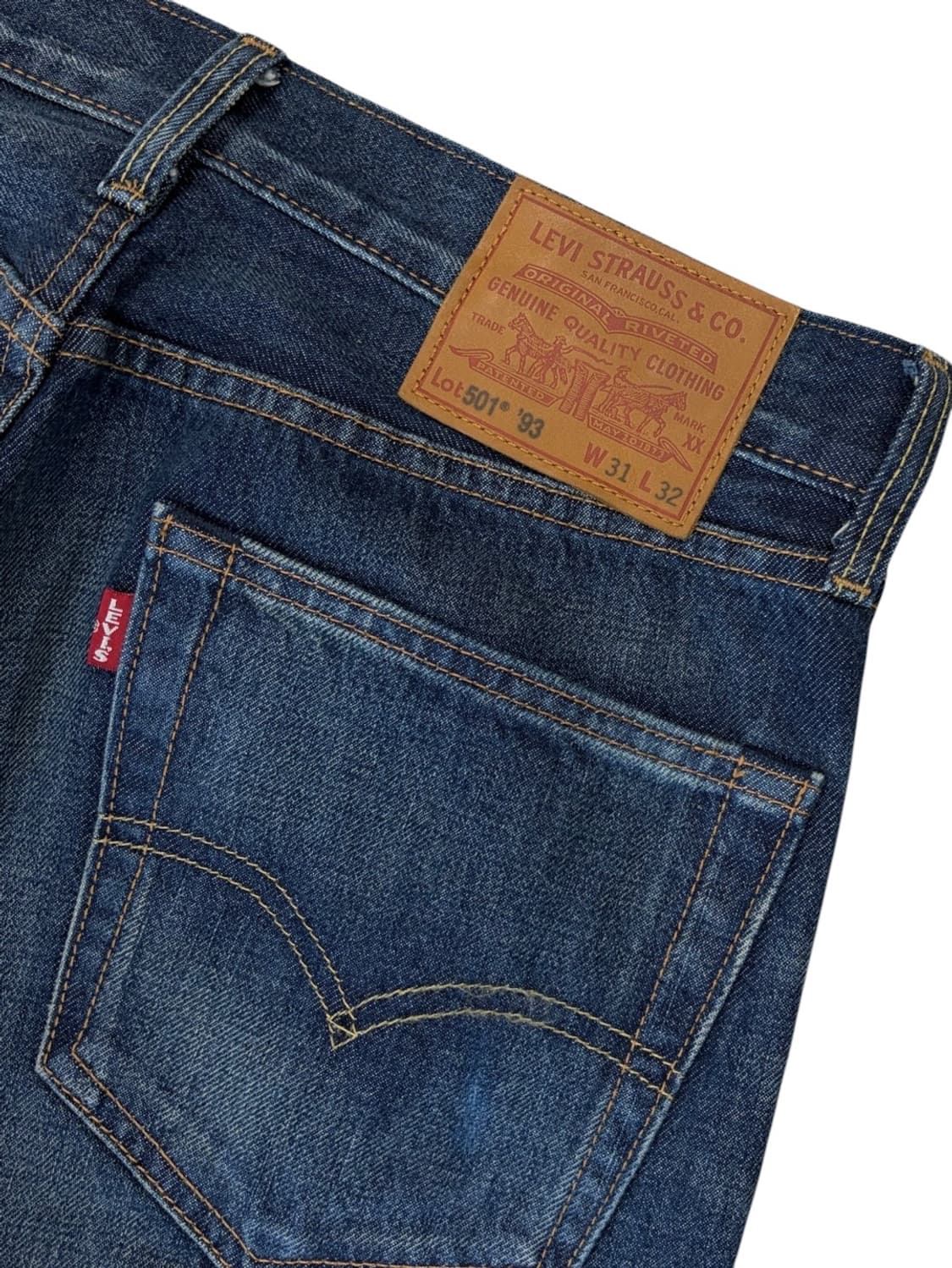 리바이스 501 93년도 복각 셀비지 데님팬츠 (31) 상품이미지7