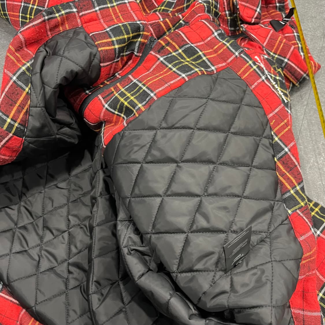 프로토콜 인덱스 체크 누빔 패딩 점퍼  상품이미지6