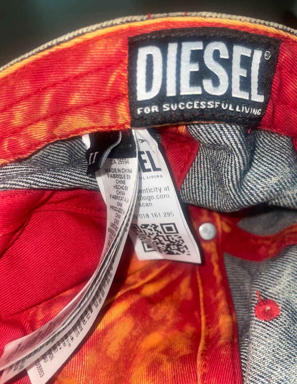 Diesel 디젤 세이몬 데님 볼캡 02사이즈 상품이미지4