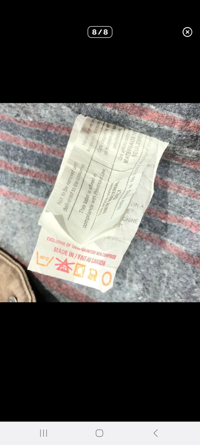 터프덕 브라운 워싱 기모 워크 자켓 상품이미지6