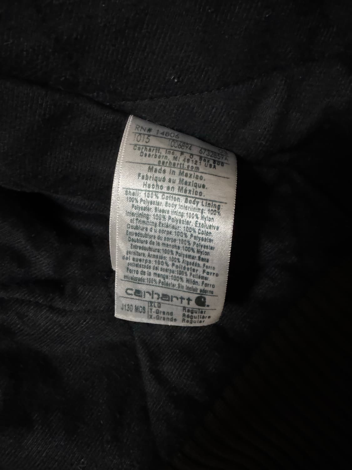 칼하트 후드집업 j130 MOS XL 상품이미지6