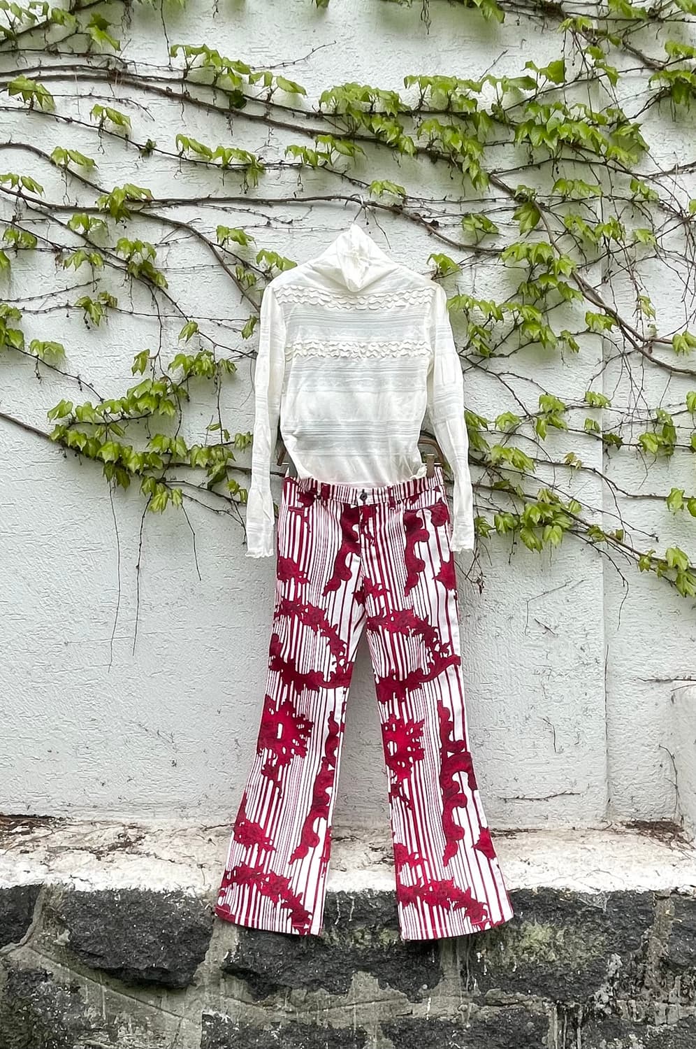 모스키노 진스 바로크 오너먼트 스트라이프 팬츠 Made in Italy 상품이미지9