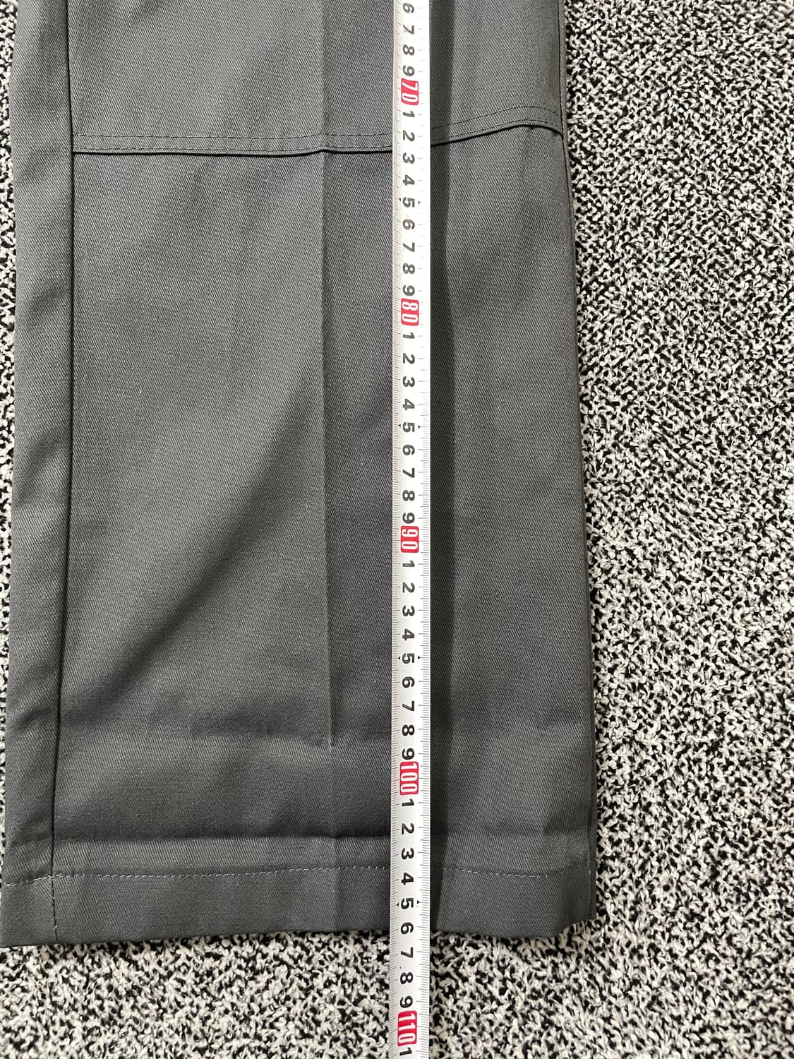 빈티지9. 디키즈 더블니 루즈핏 워크팬츠 면바지 차콜 그레이 상품이미지7