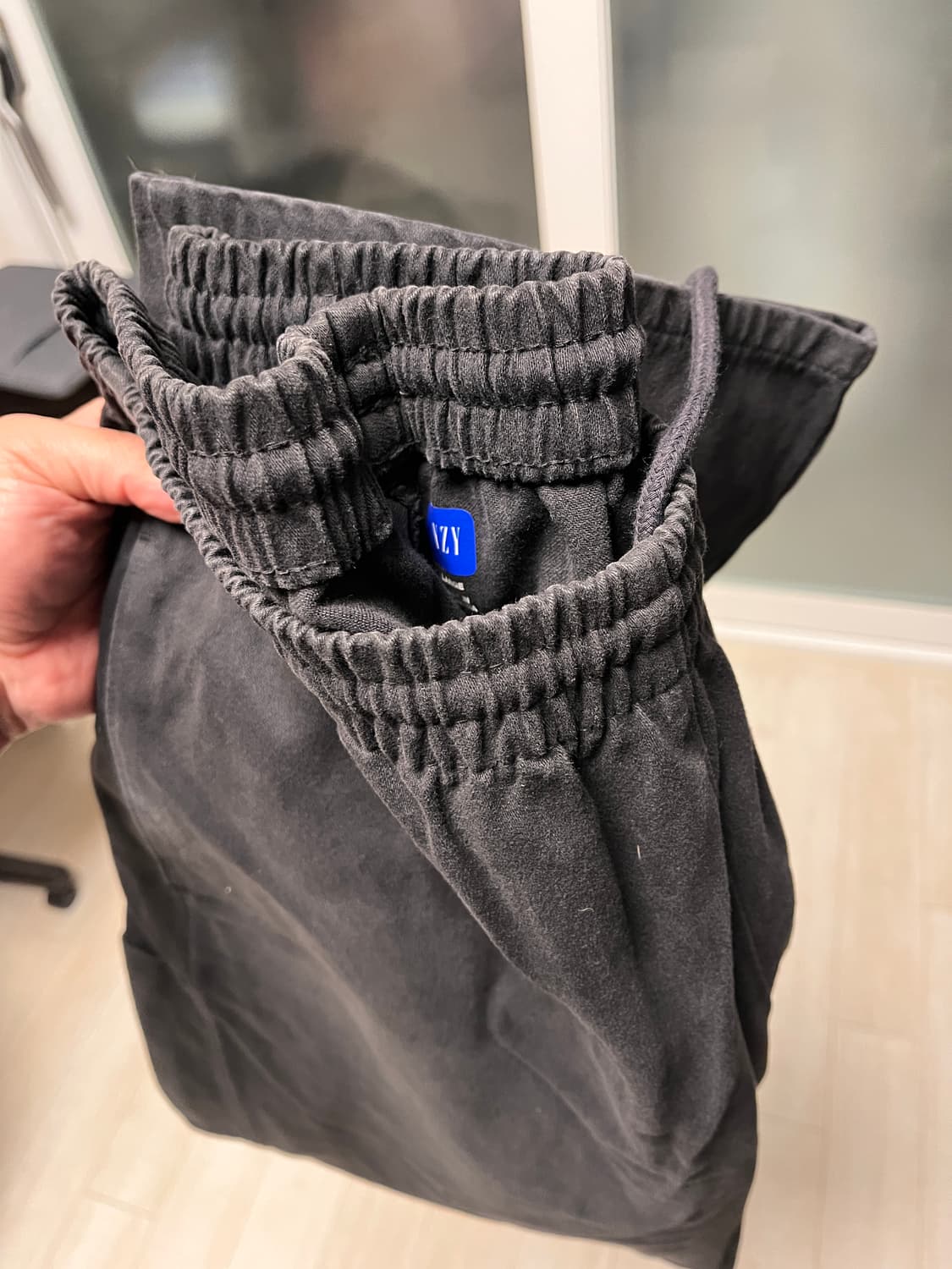 이지 갭 엔지니어드 바이 발렌시아가 사틴 카고 팬츠 블랙 L 상품이미지6