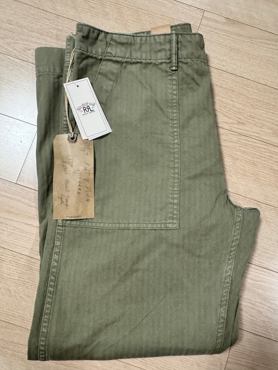 (30x30) RRL 헤링본 퍼티그 팬츠 상품이미지1