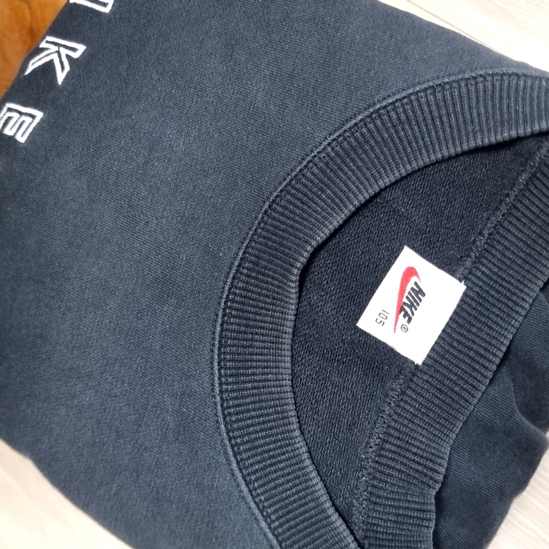 80-90s 국내제작 나이키 에어 맨투맨 네이비 빈티지(105) 상품이미지7