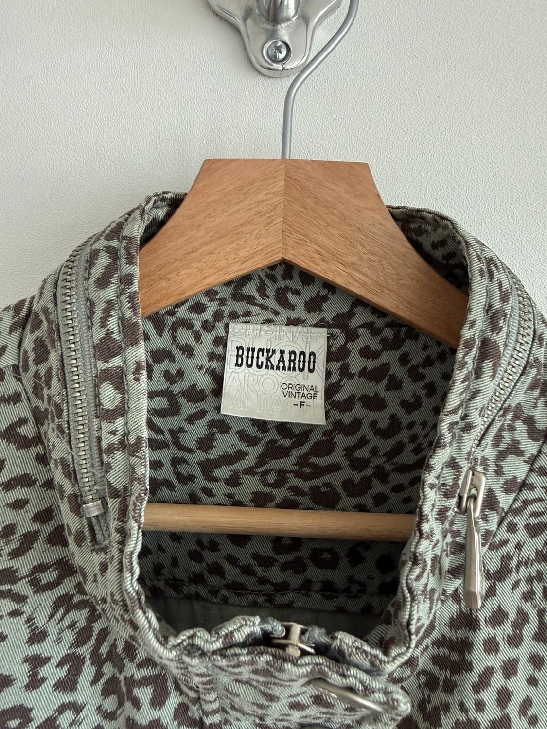 버카루(BUCKAROO) 레오파드 야상 베스트 상품이미지5