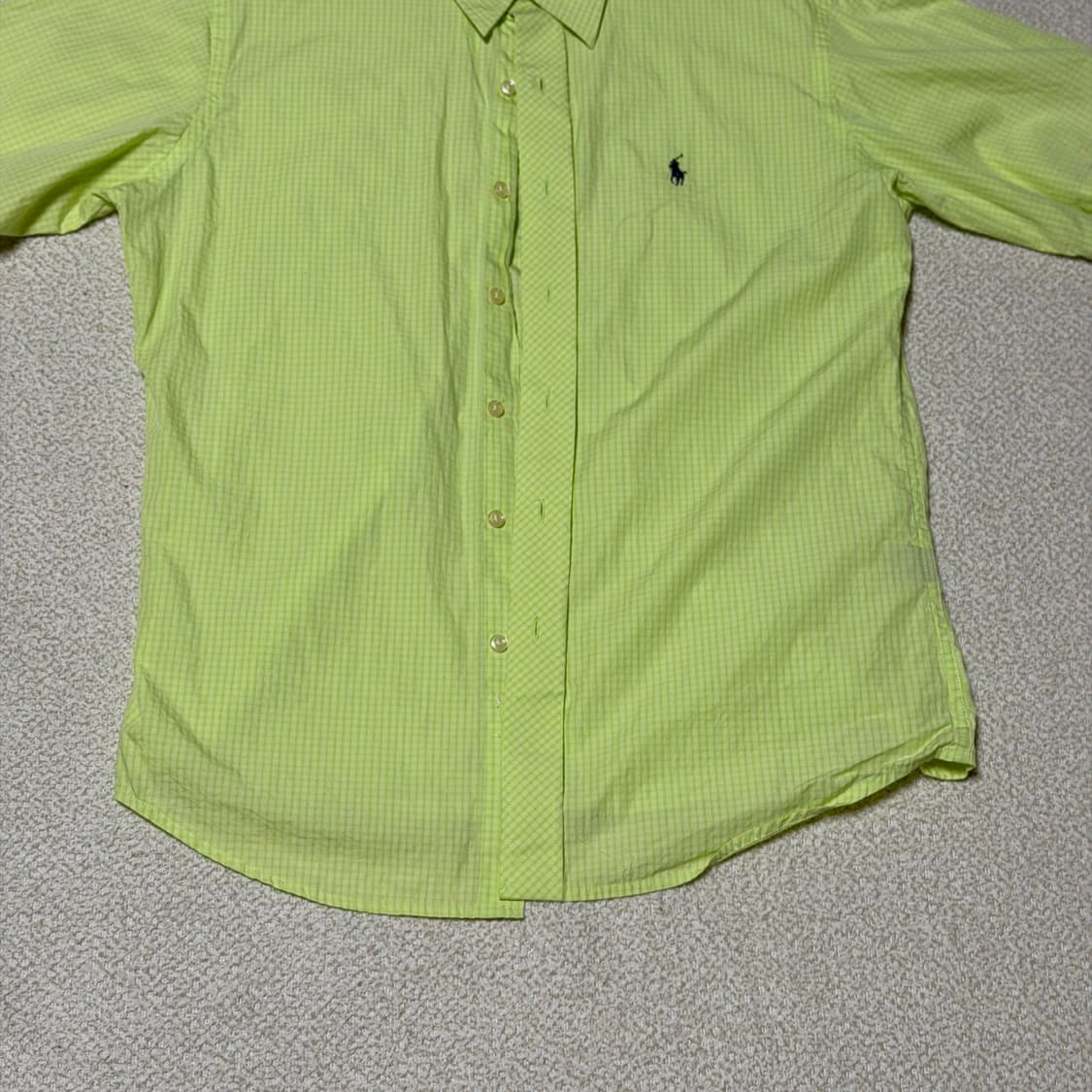 폴로 랄프로렌 L 린넨 반팔 셔츠 상품이미지5