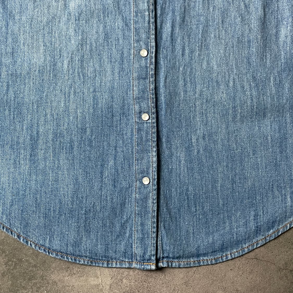 OLD NAVY 올드네이비 빈티지 데님 웨스턴 셔츠 A00737 상품이미지4