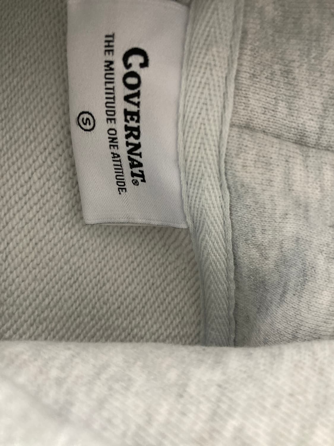 커버낫 후드티 S 회색 상품이미지6